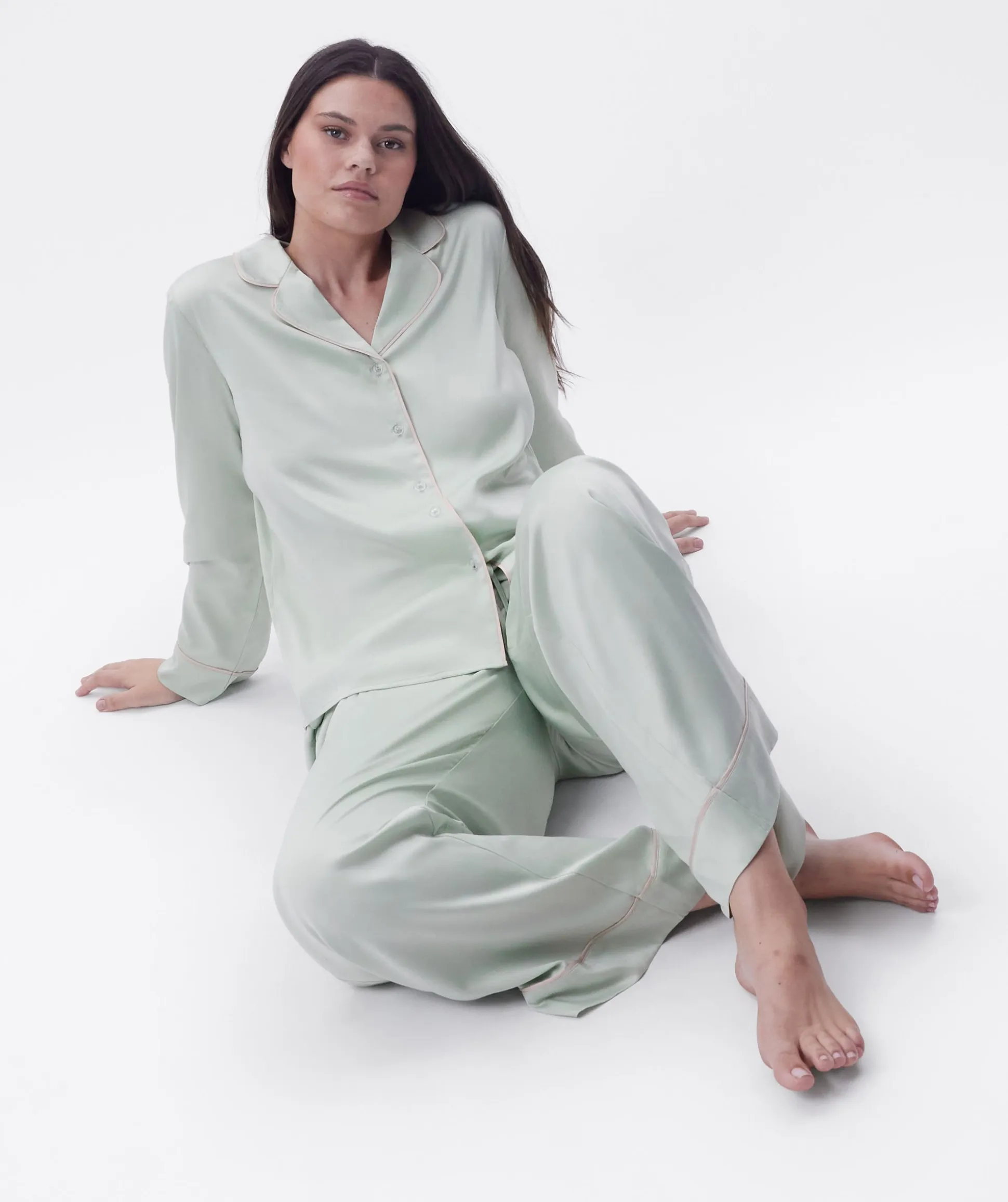 Elizabeth Long Pant - Light Green