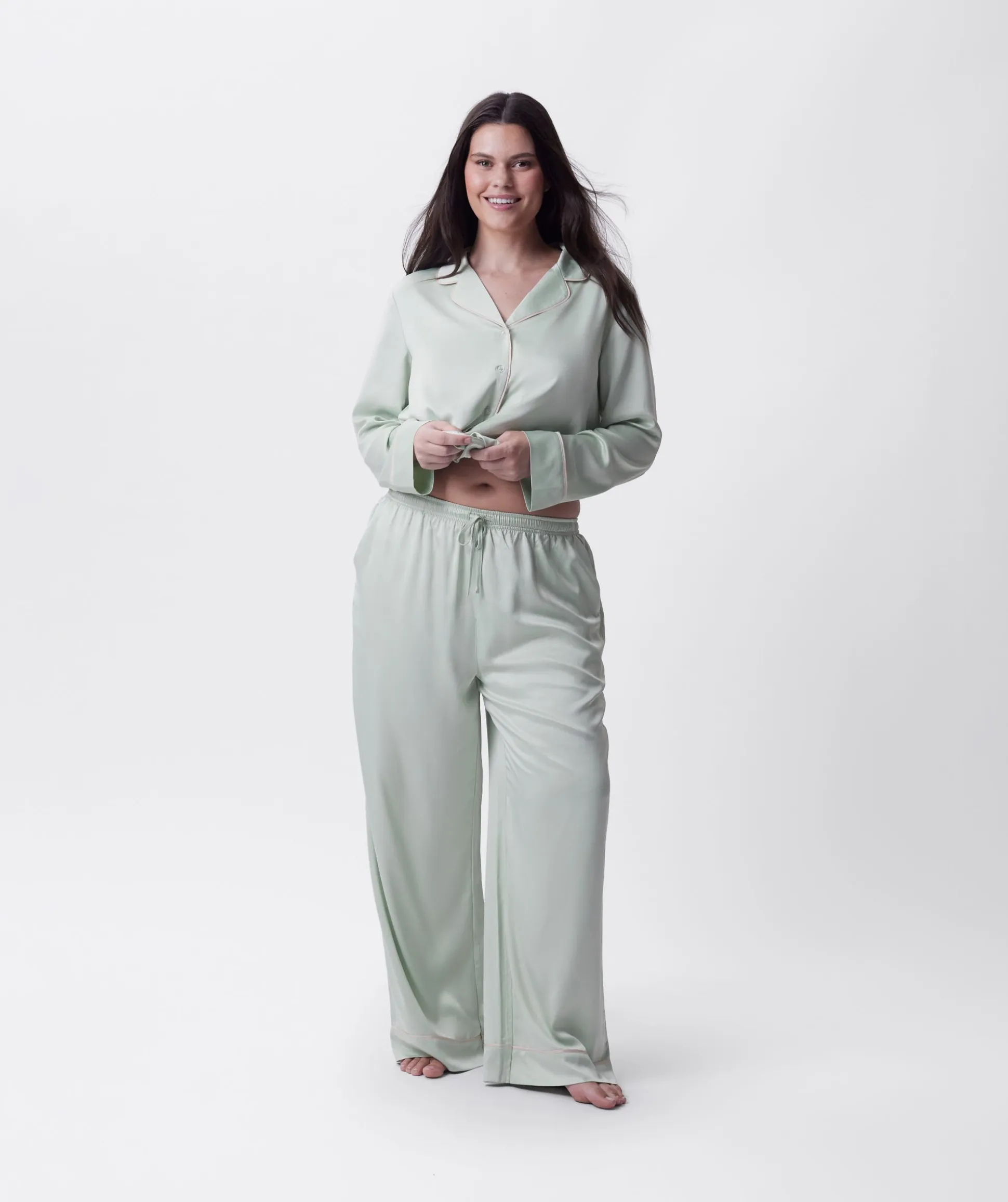 Elizabeth Long Pant - Light Green