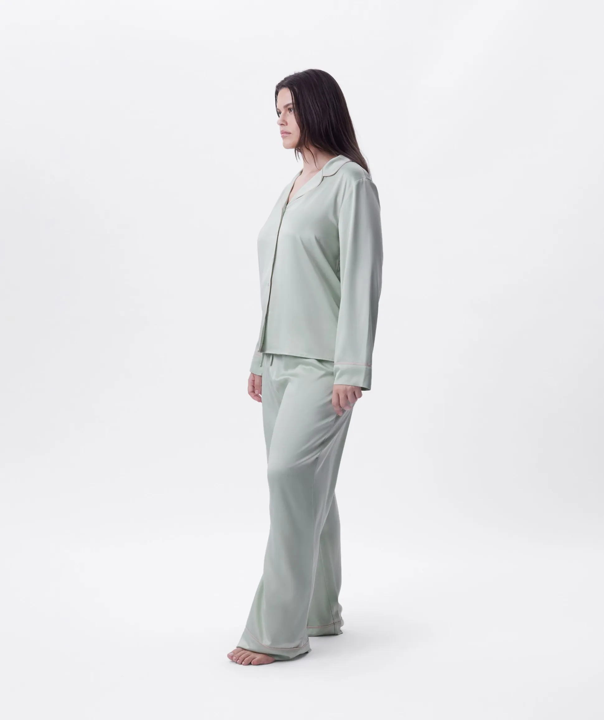 Elizabeth Long Sleeve Top - Light Green