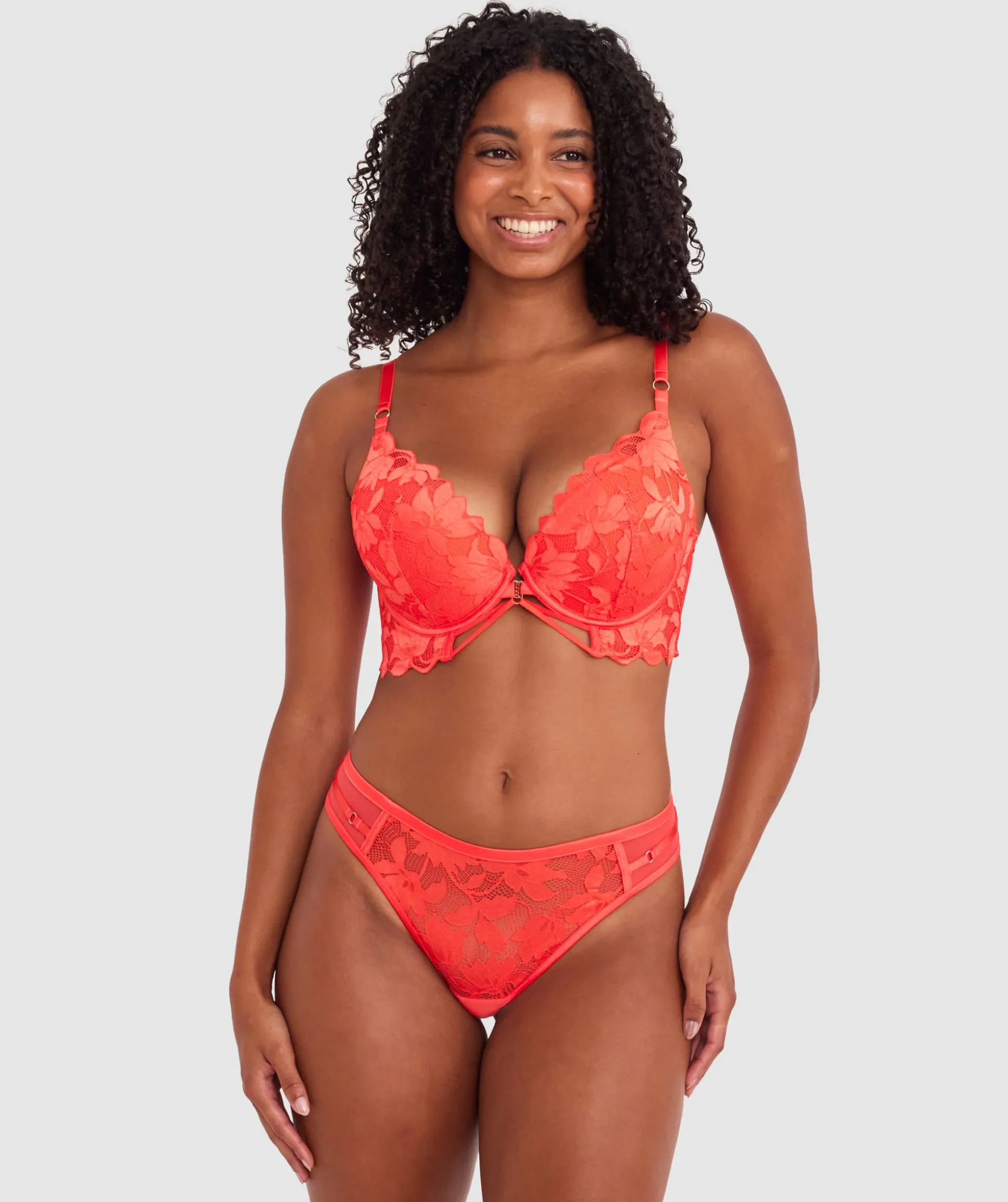 Ellie G String - Light Red