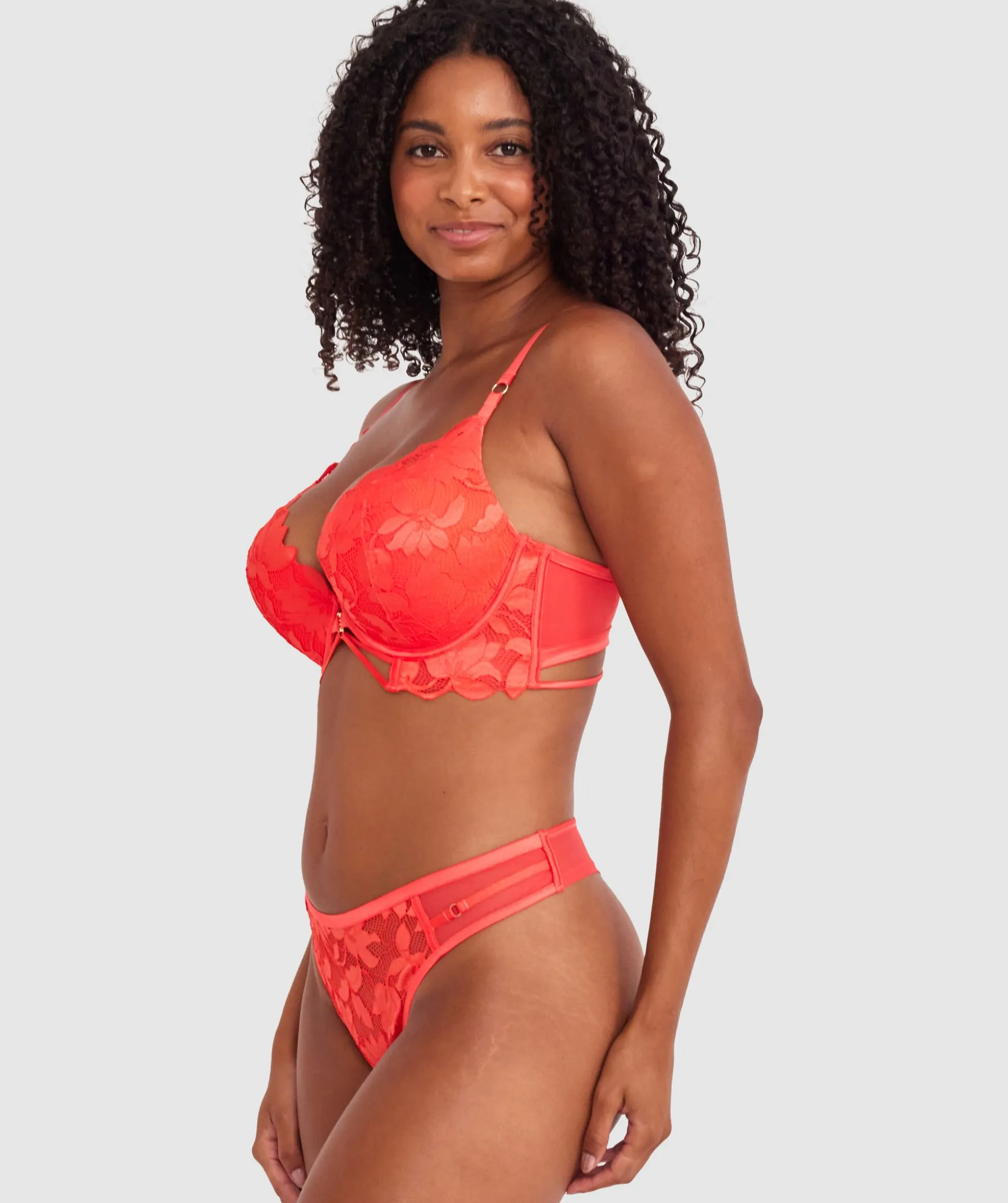 Ellie G String - Light Red