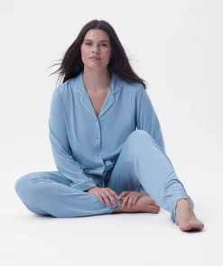Emilia Long Pant - Light Blue