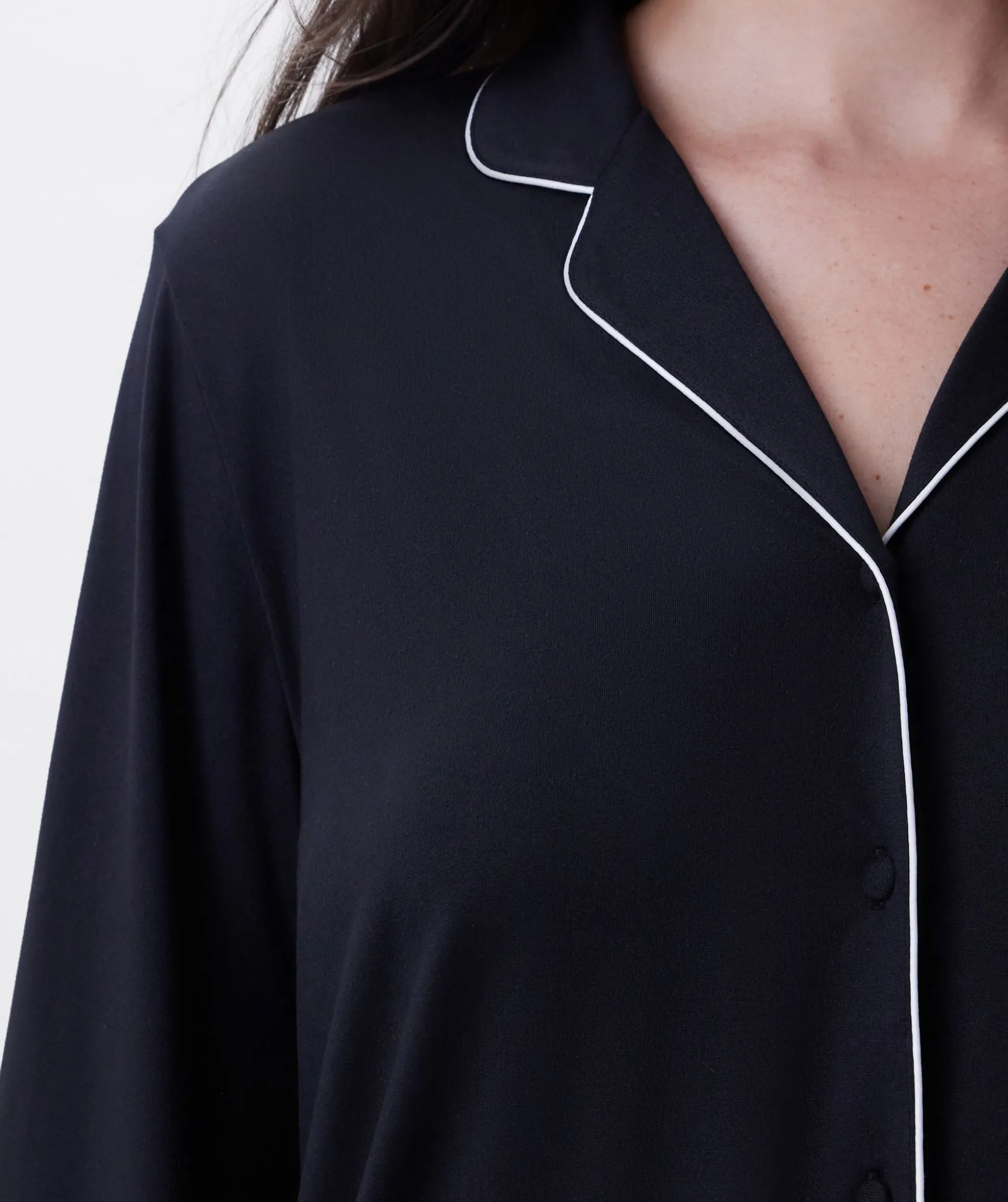 Emilia Long Sleeve Top - Black