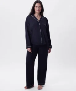 Emilia Long Sleeve Top - Black