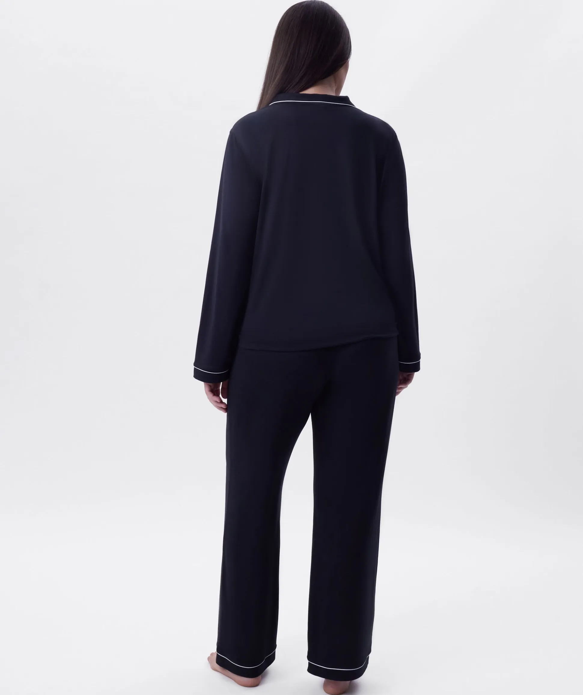 Emilia Long Sleeve Top - Black