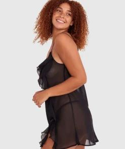 Emine Short Slip - Black
