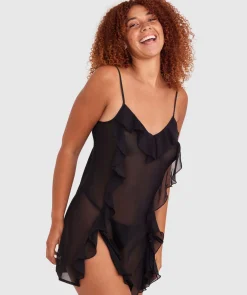Emine Short Slip - Black