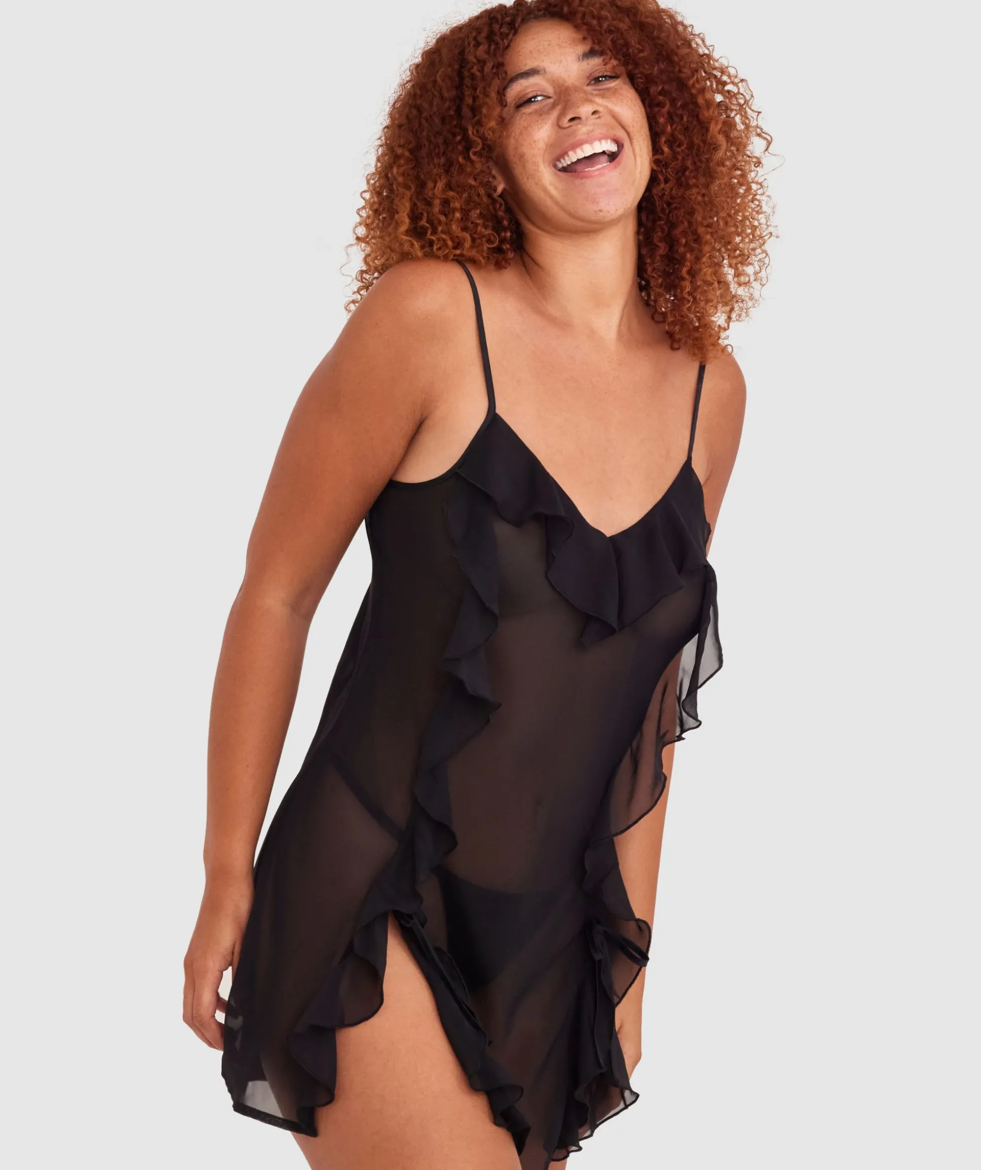 Emine Short Slip - Black