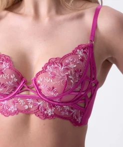 Enchanted Afternoon Delight Underwire Bra - Hot Pink