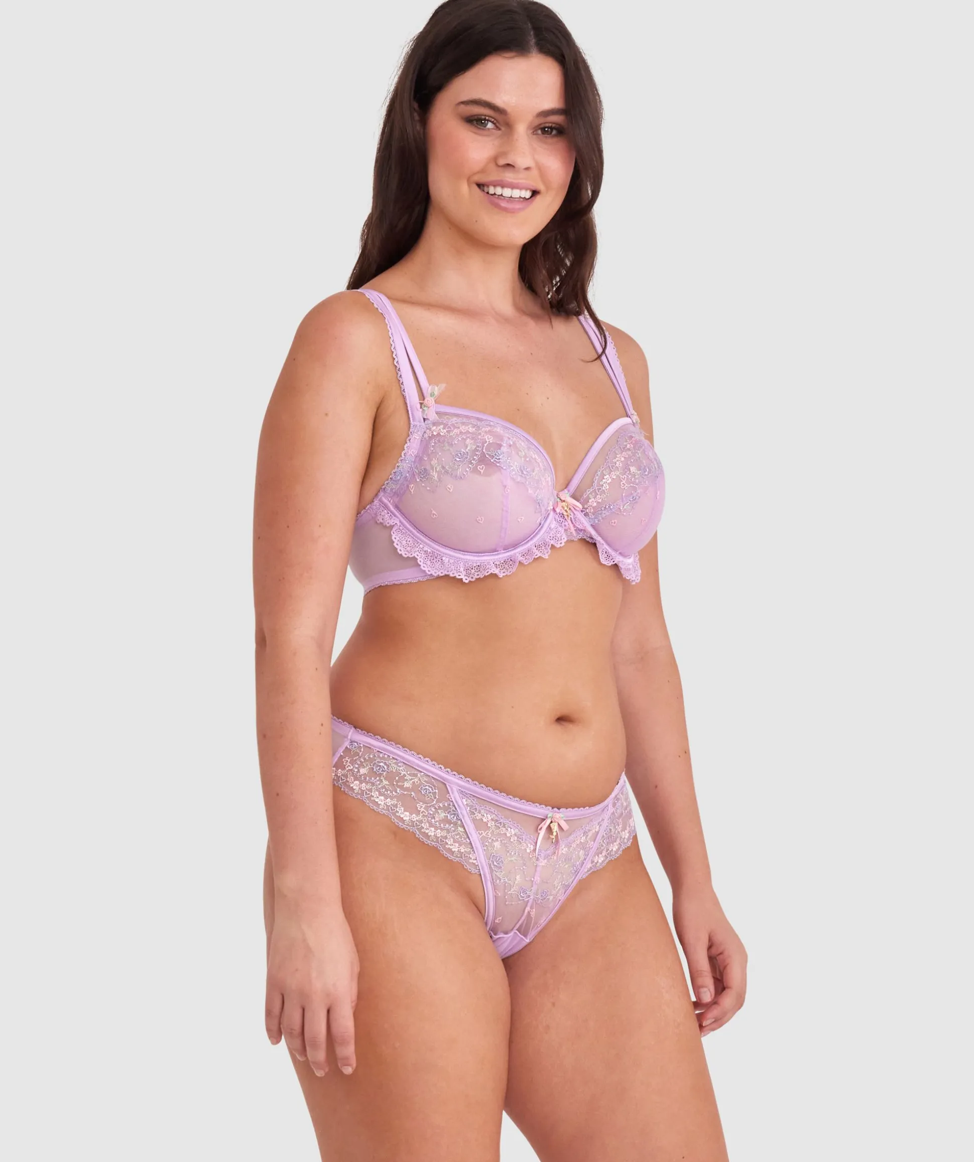 Enchanted Amore Bra - Lilac/Multicolour