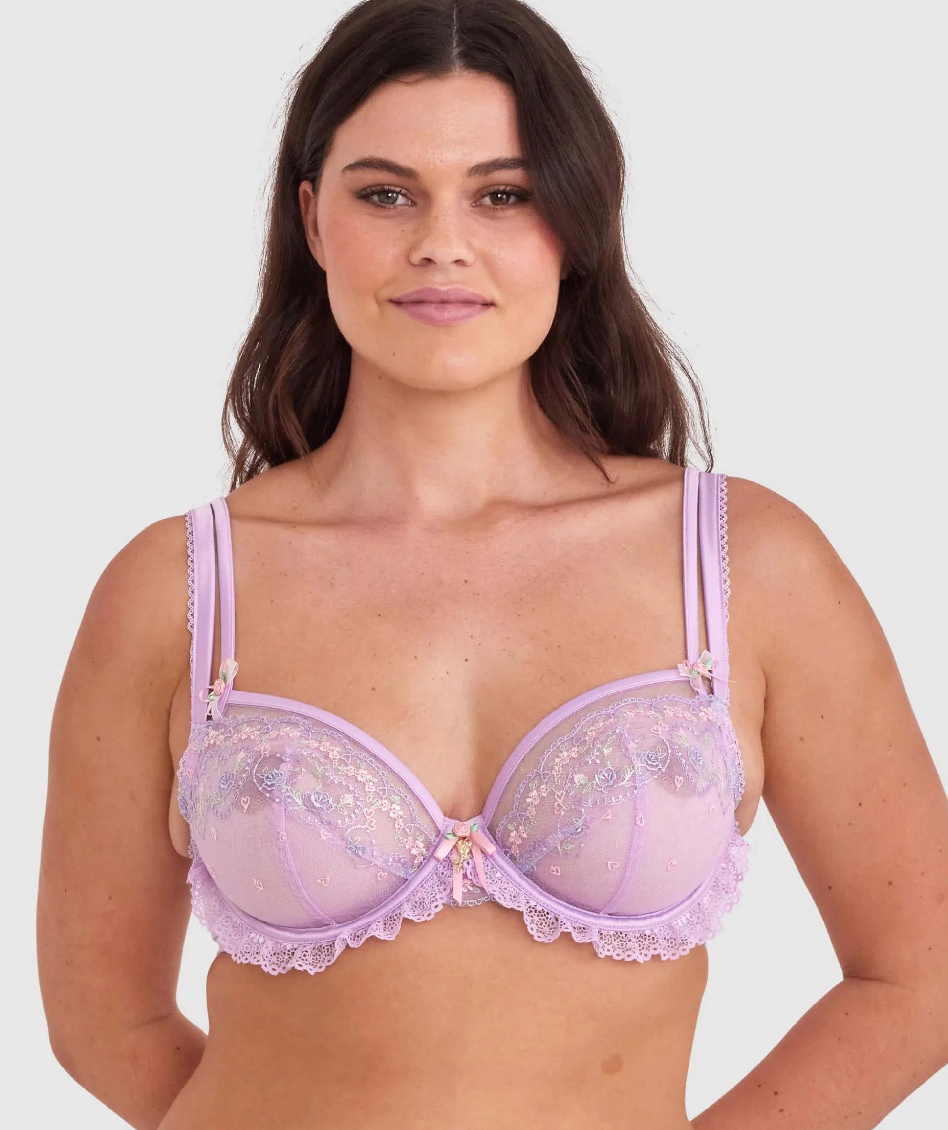Enchanted Amore Bra - Lilac/Multicolour