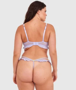 Enchanted Be My Bow High Leg String - Lavender