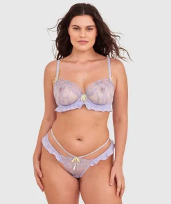Enchanted Be My Bow High Leg String - Lavender