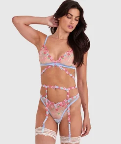 Enchanted Besos Suspender - Light Blue