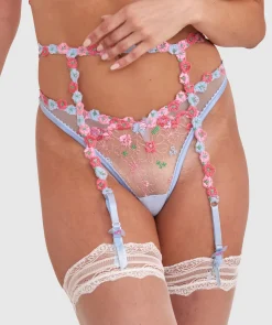 Enchanted Besos Suspender - Light Blue