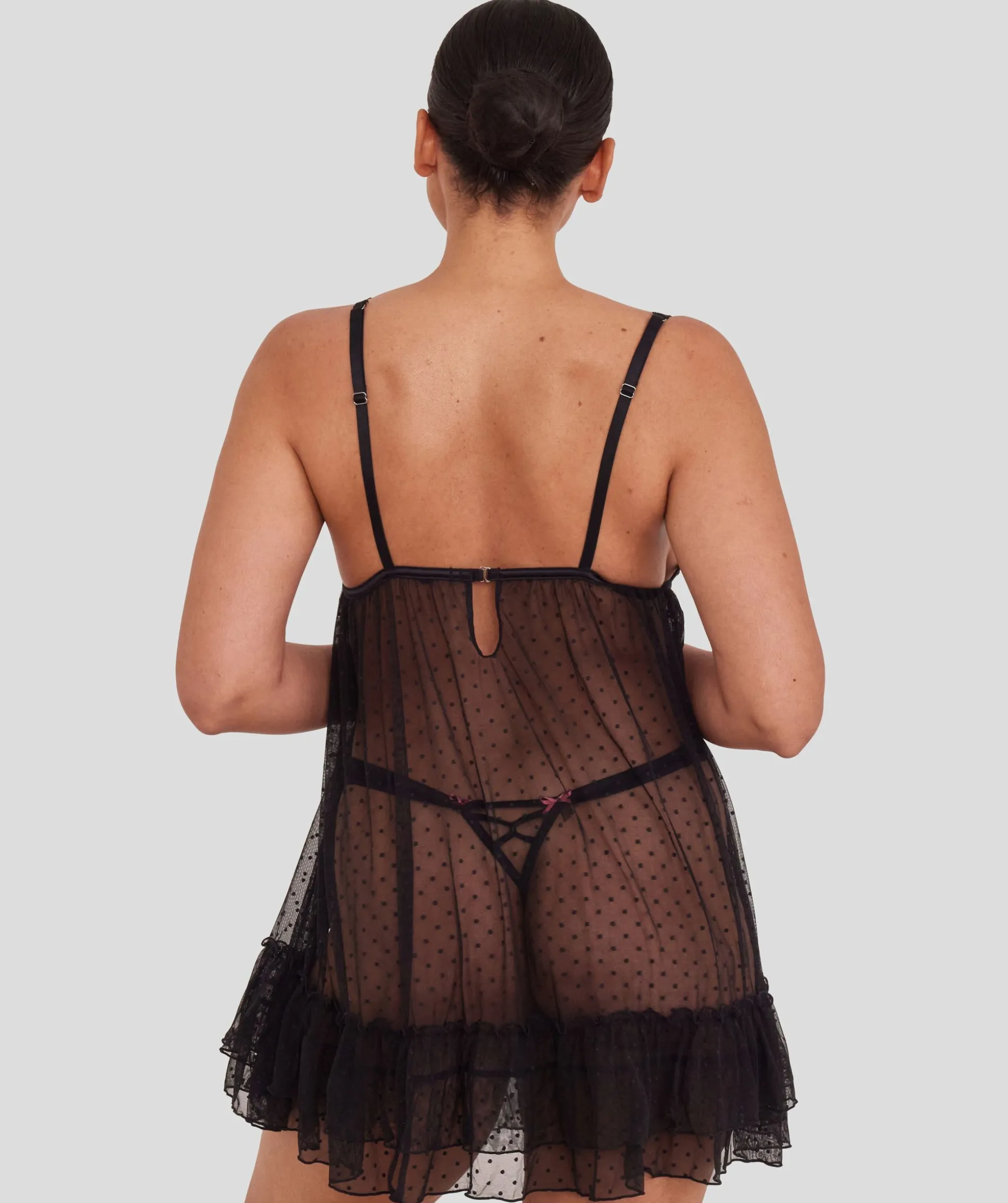 Enchanted Desdemona Babydoll - Black