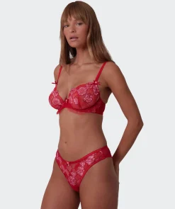 Enchanted Everlasting Unlined Bra - Red