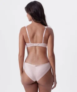 Enchanted First Lady High Leg Brazilian Knicker - Nude 1
