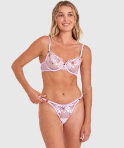 Enchanted Frolic In The Fields Bra - Light Purple/Multicolour