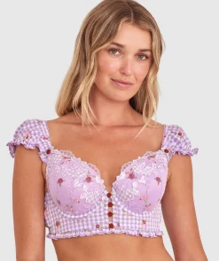 Enchanted Frolic In The Fields Longline Bliss - Light Purple/Multicolour