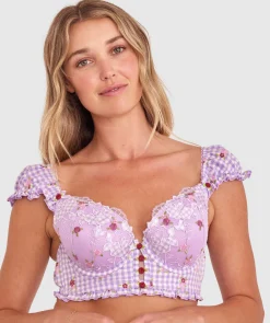Enchanted Frolic In The Fields Longline Bliss - Light Purple/Multicolour