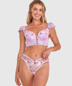 Enchanted Frolic In The Fields Longline Bliss - Light Purple/Multicolour