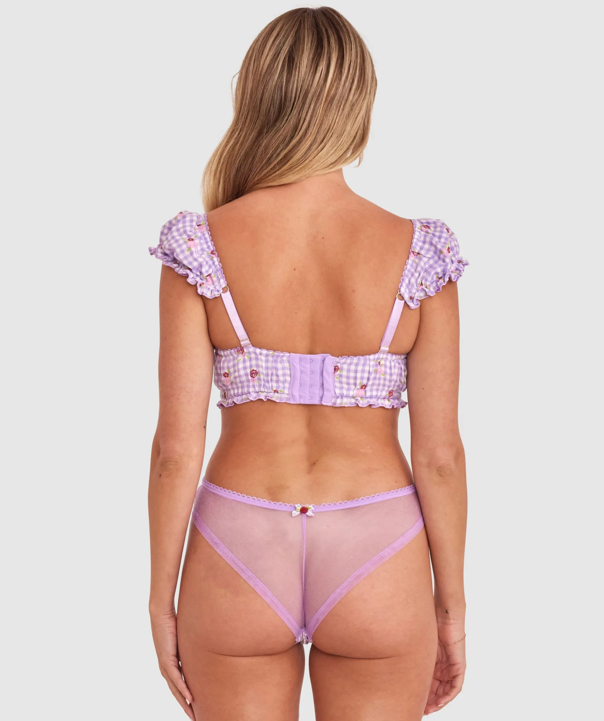 Enchanted Frolic In The Fields Longline Bliss - Light Purple/Multicolour
