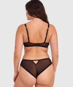 Enchanted Late Night Lovers Bra-Black / Multi