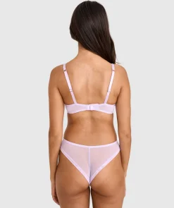 Enchanted Leilani High Leg Brazilian Knicker - Purple