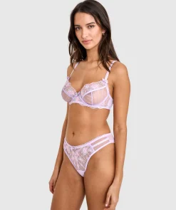 Enchanted Leilani High Leg Brazilian Knicker - Purple