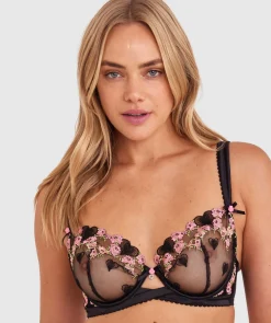 Enchanted Lovestruck Unlined Bra - Black
