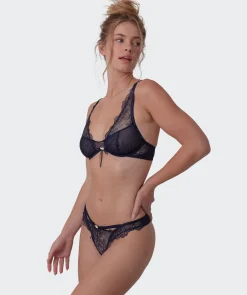Enchanted Midnight Sonata High Leg G String - Navy