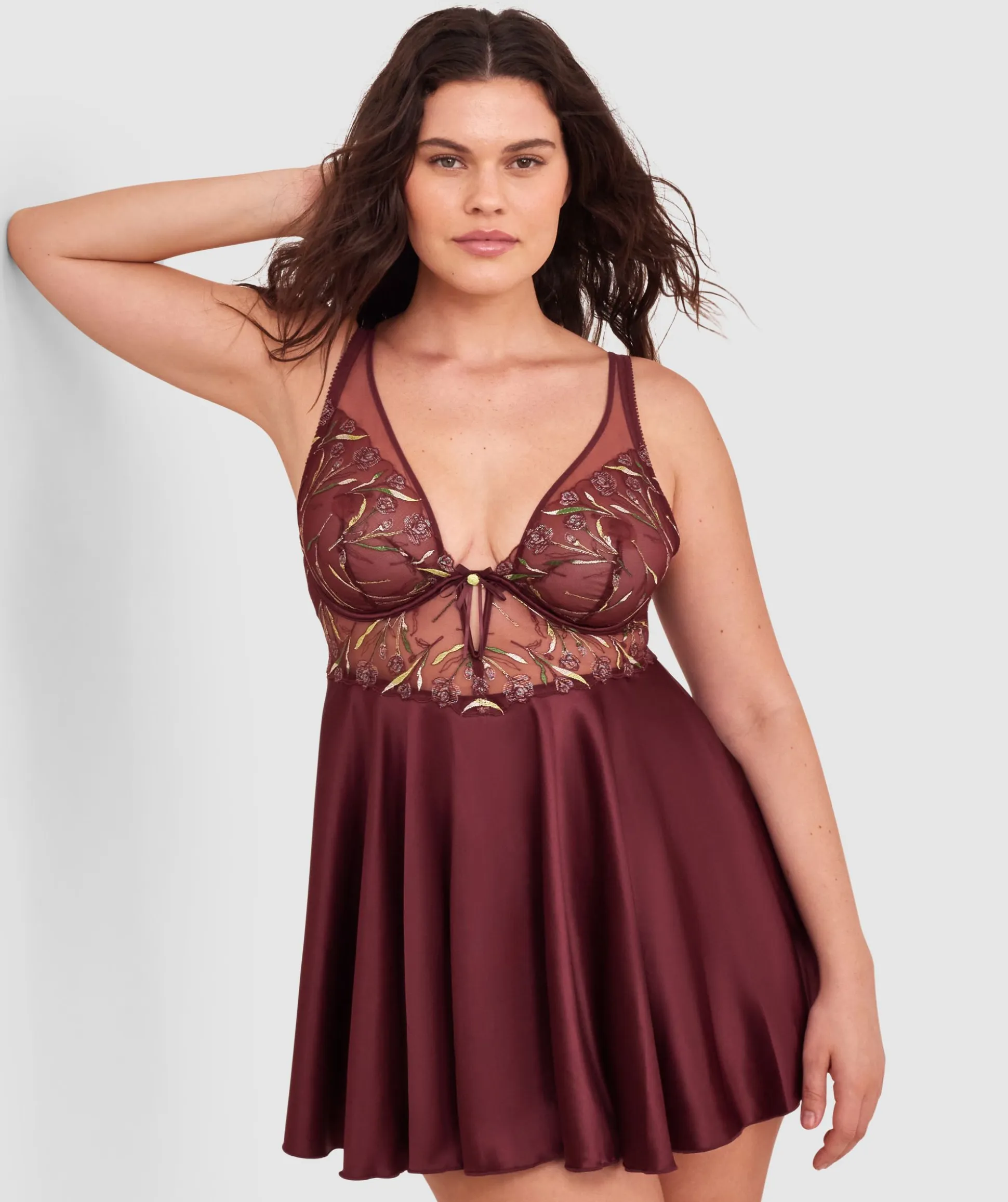 Enchanted Morena Delight Babydoll - Berry
