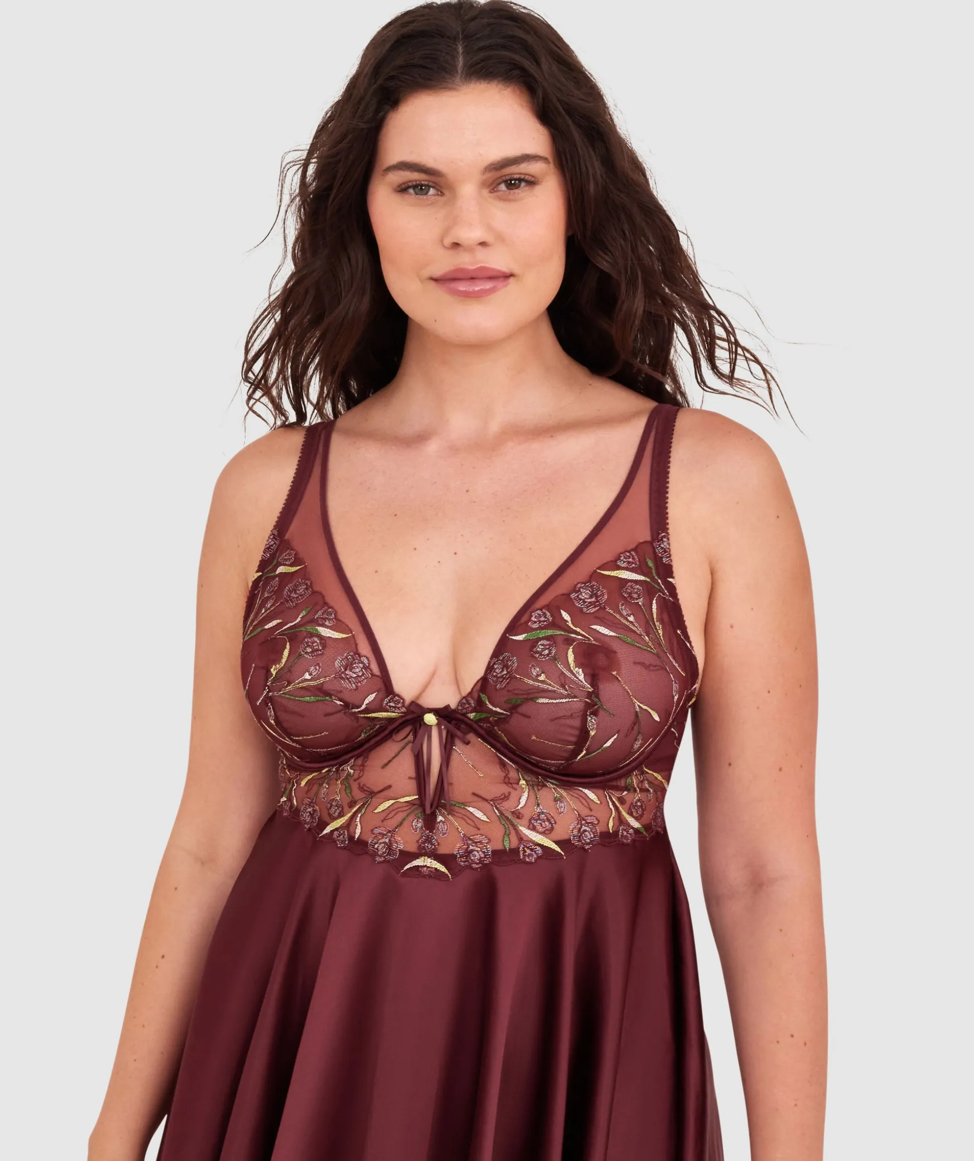 Enchanted Morena Delight Babydoll - Berry