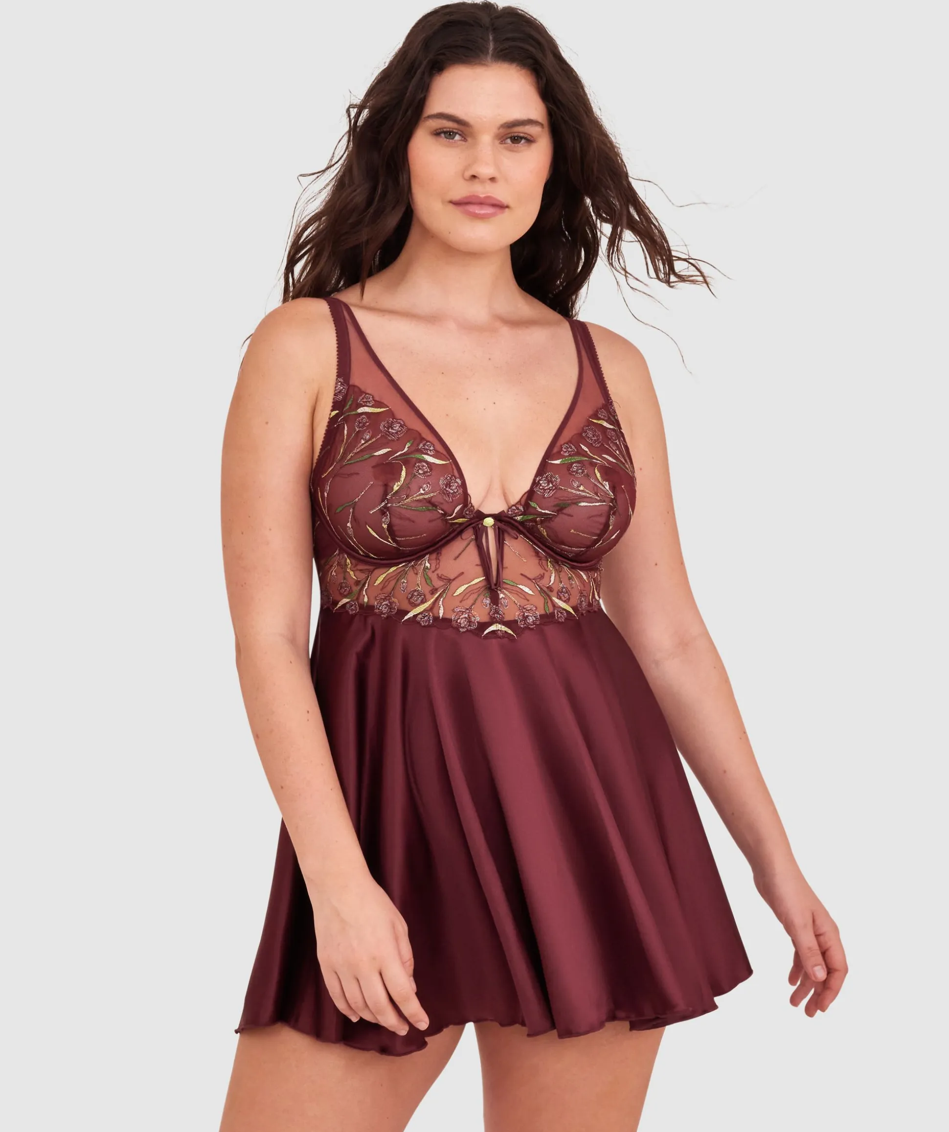 Enchanted Morena Delight Babydoll - Berry