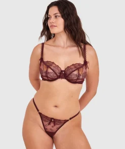Enchanted Ode To Love High Leg String-Berry