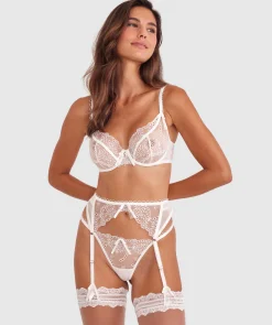 Enchanted Ode To Love Suspender - Ivory