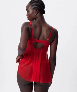 Enchanted Racing Hearts Babydoll - Red