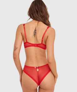 Enchanted Summertime Serenade Bra-Light Red / Multi