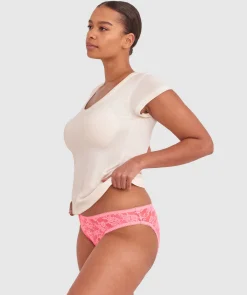 Evelyn Hi Leg Bikini - Pink
