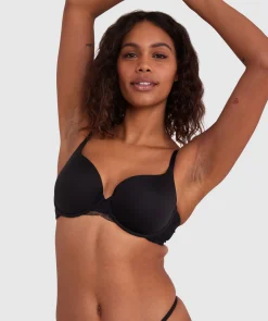 Everyday Luxe Contour Plunge Bra - Black