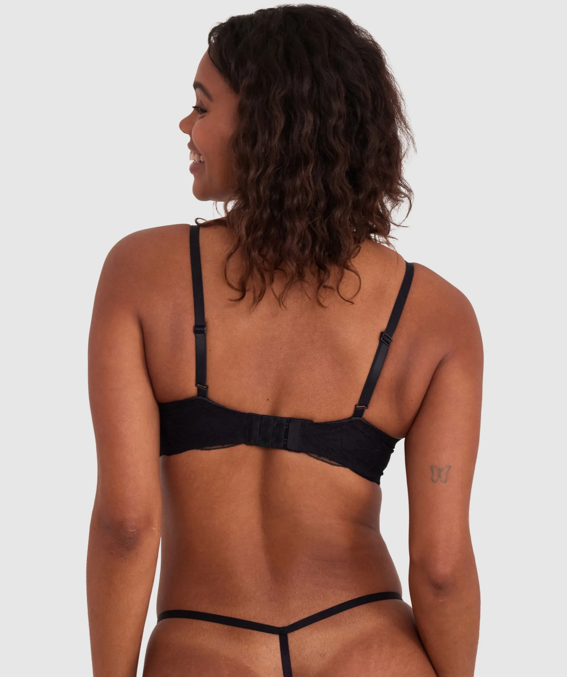 Everyday Luxe Contour Plunge Bra - Black