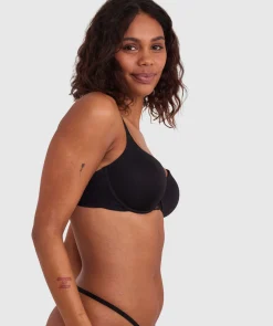 Everyday Luxe Contour Plunge Bra - Black