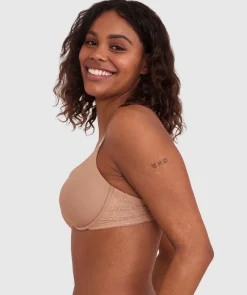 Everyday Luxe Contour Plunge Bra - Nude 3