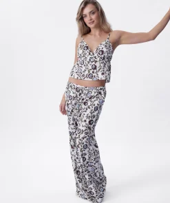 Flora Long Pant - Print Floral