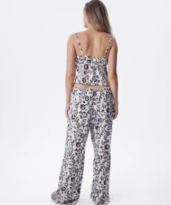Flora Long Pant - Print Floral
