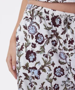 Flora Long Pant - Print Floral