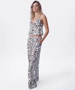 Flora Long Pant - Print Floral