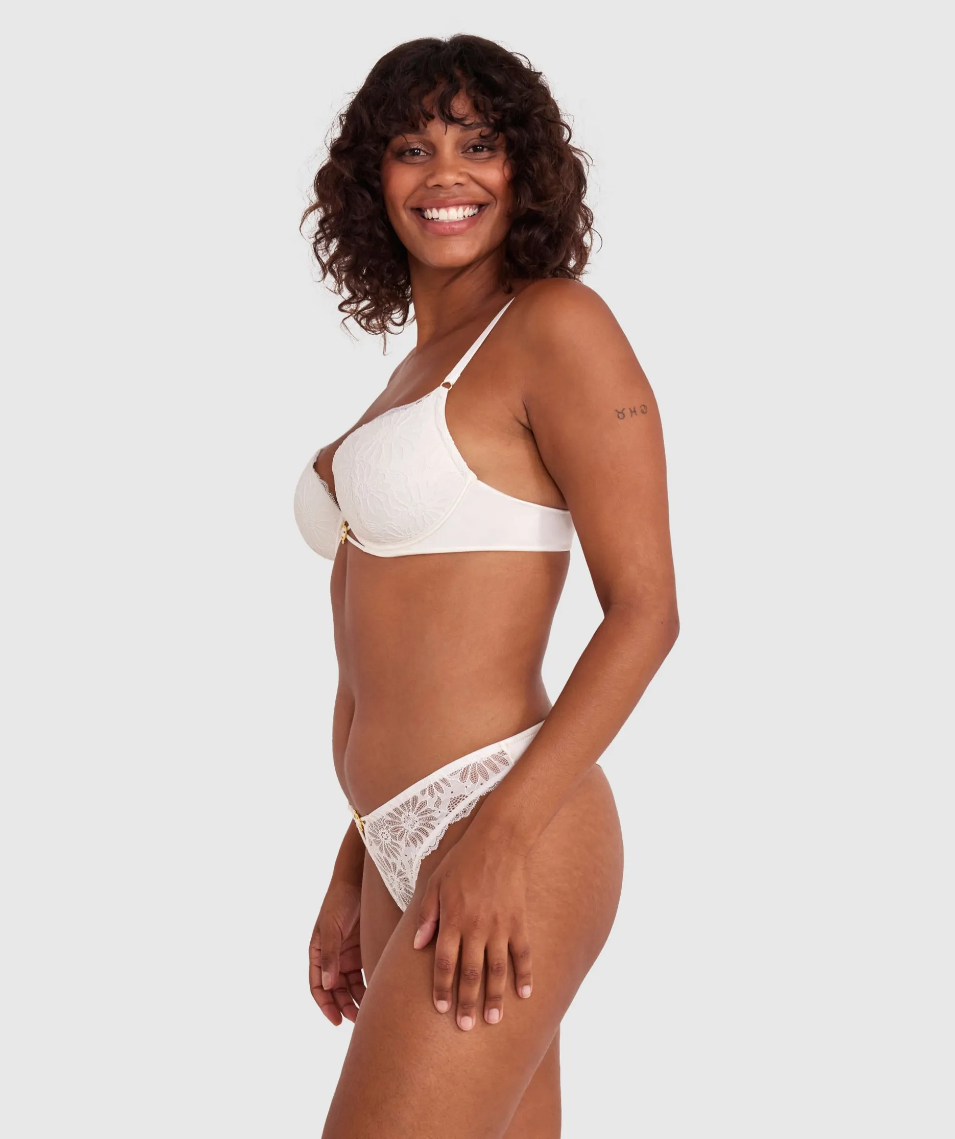 Floriane G String - Ivory