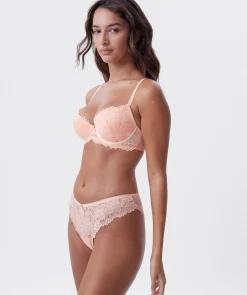 Frankie Lightly Lined Bra - Light Coral
